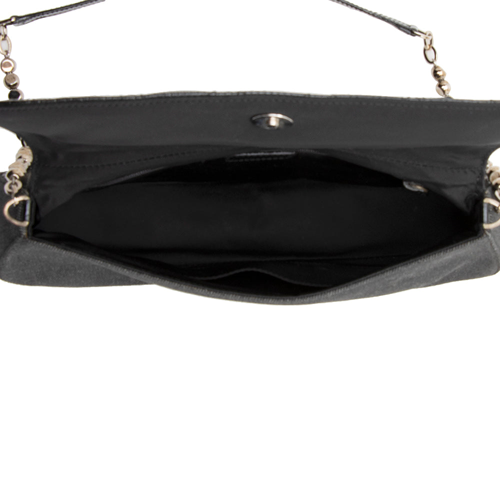 Dior Perforated Cannage Denim Chain Shoulder Bag (SHF-20901)