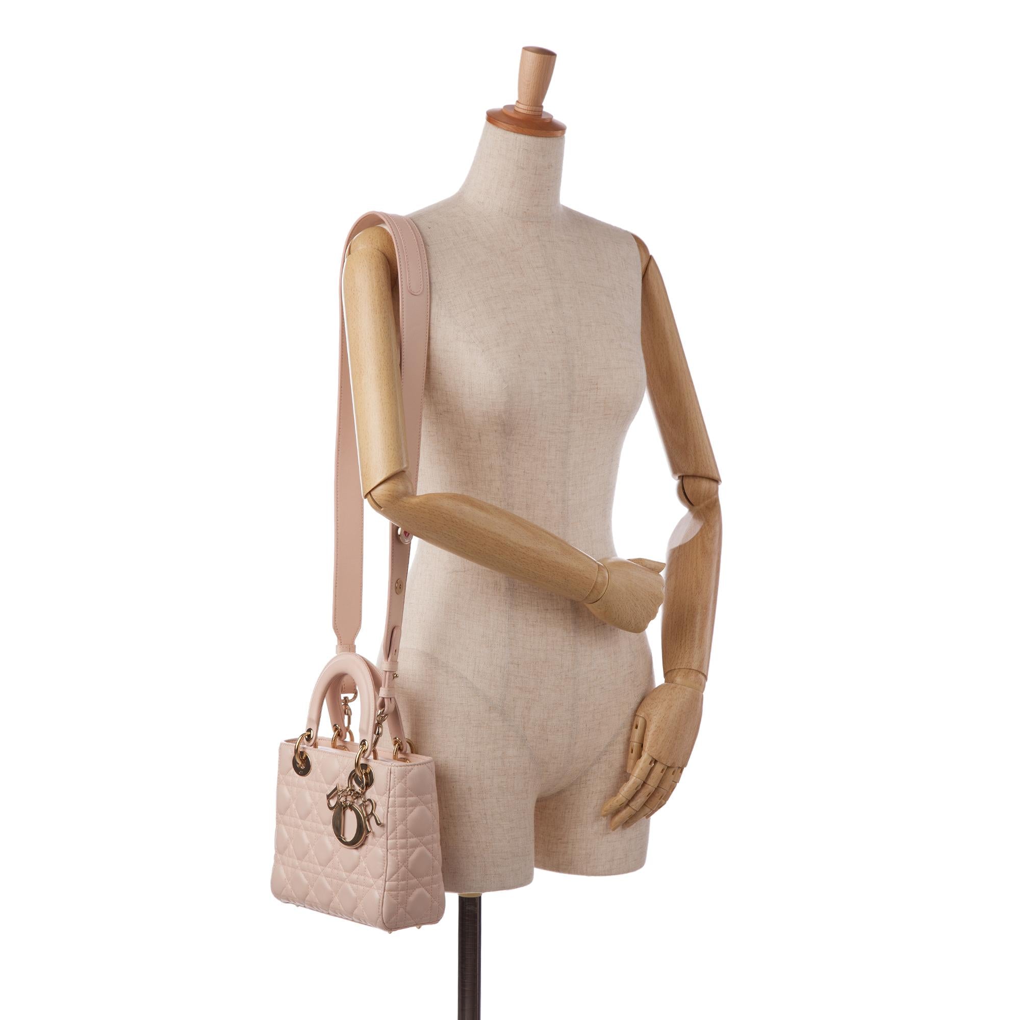 Dior Small Cannage Lady Dior My ABCDior (SHG-sBrwwW)