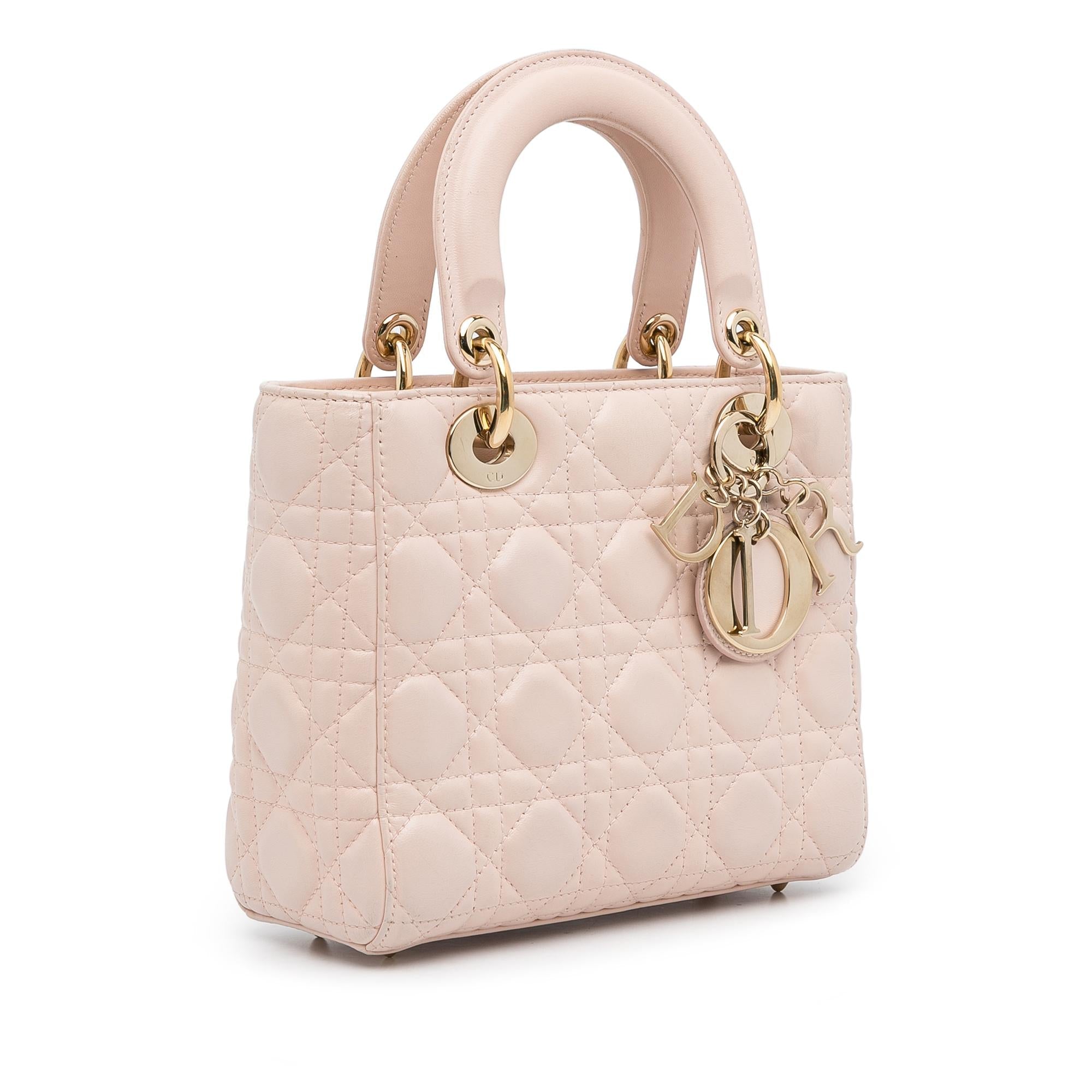 Dior Small Cannage Lady Dior My ABCDior (SHG-sBrwwW)