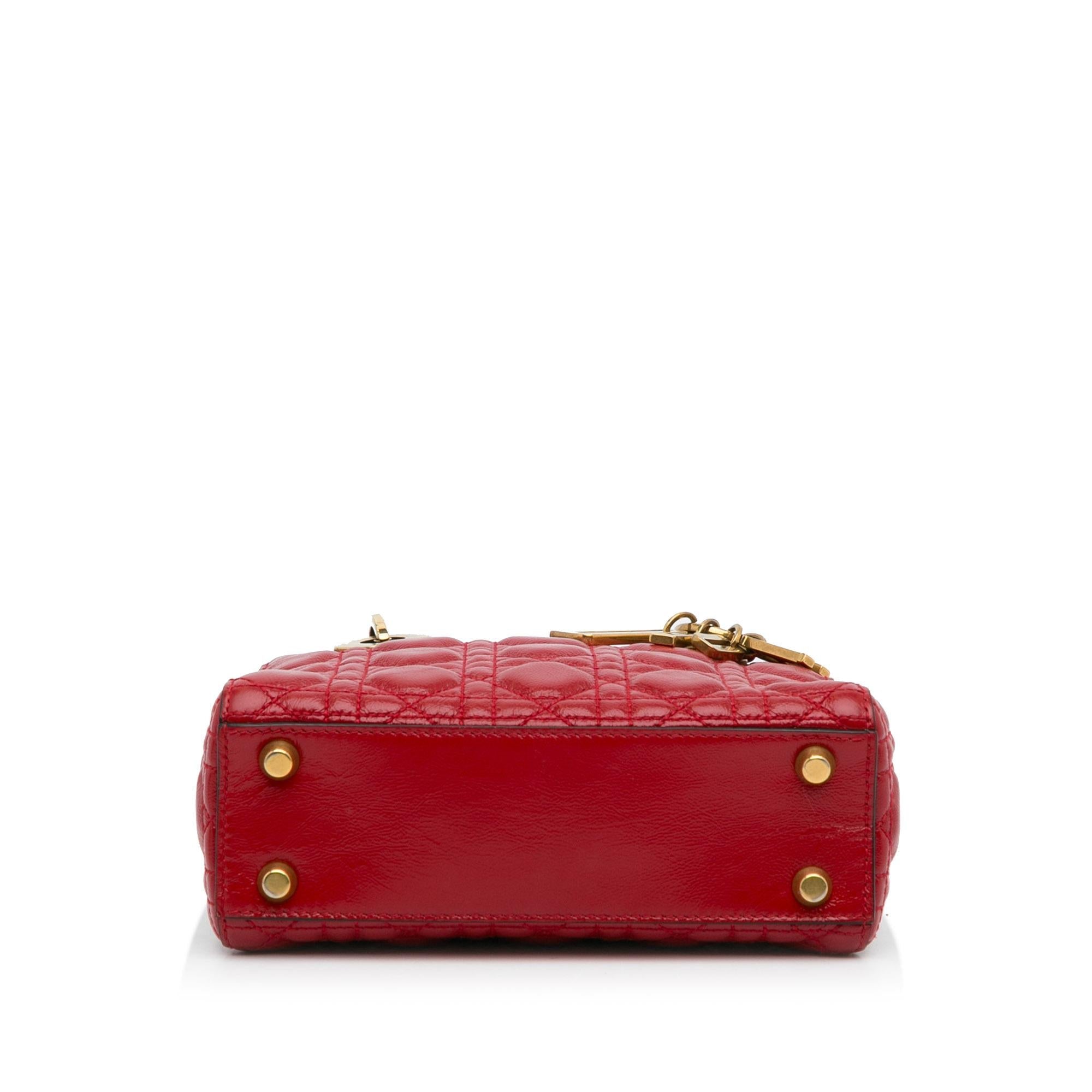 Dior Small Cannage My Lady Dior Lucky Badges (SHG-3s8lBy)