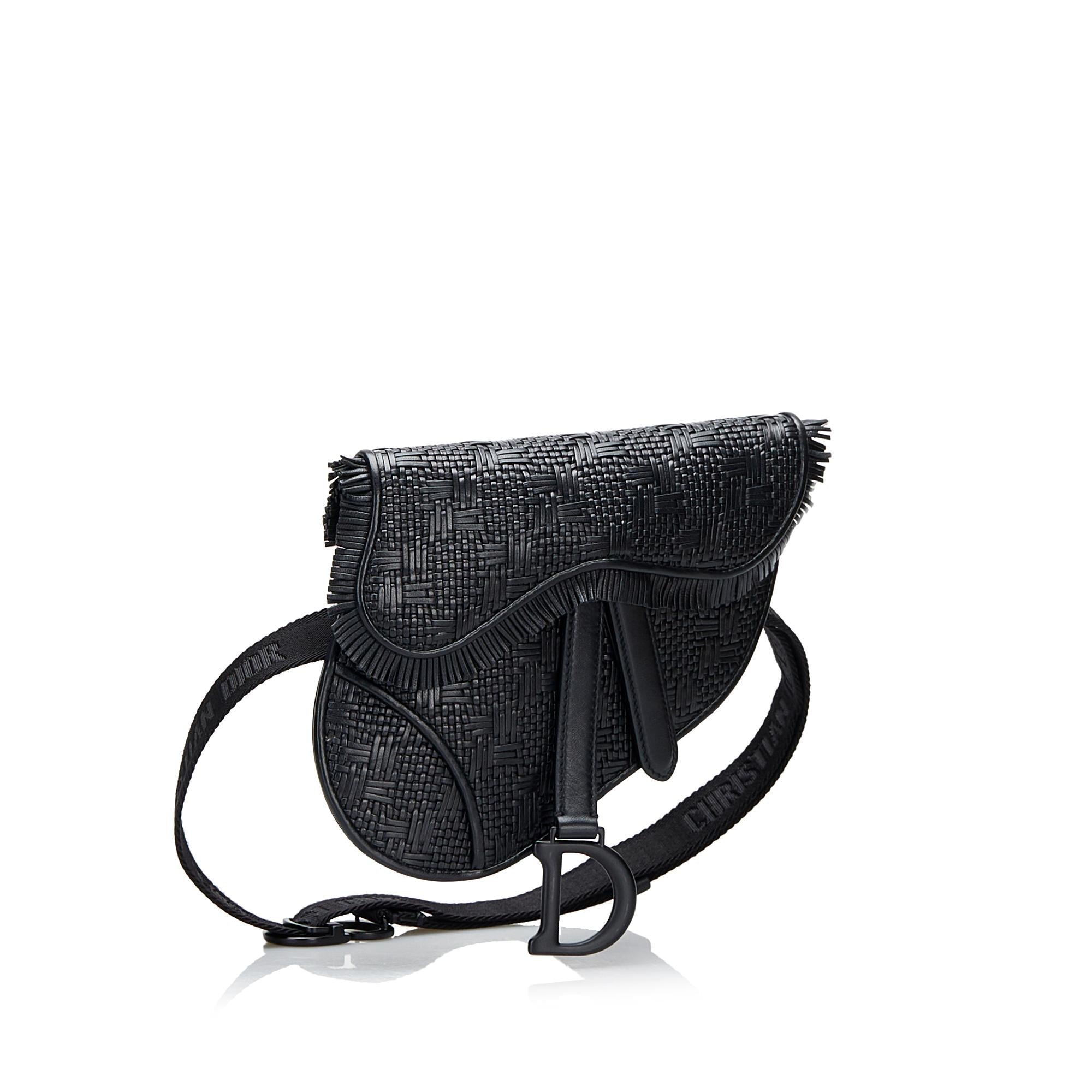 Dior Ultra Matte Woven Saddle (SHG-ArTTPH)