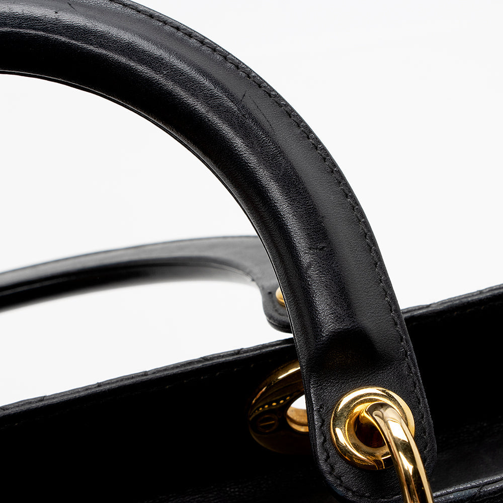 Dior  Lambskin Lady Dior Large Tote (SHF-17064)