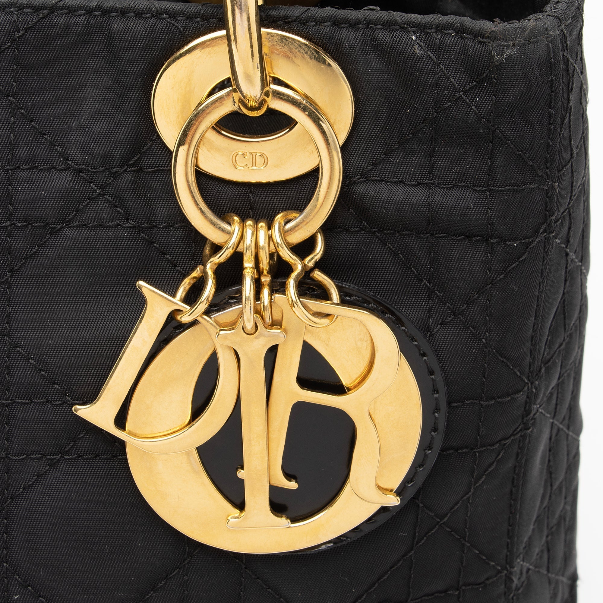 Dior  Nylon Lady Dior Medium Tote (SHF-23881)