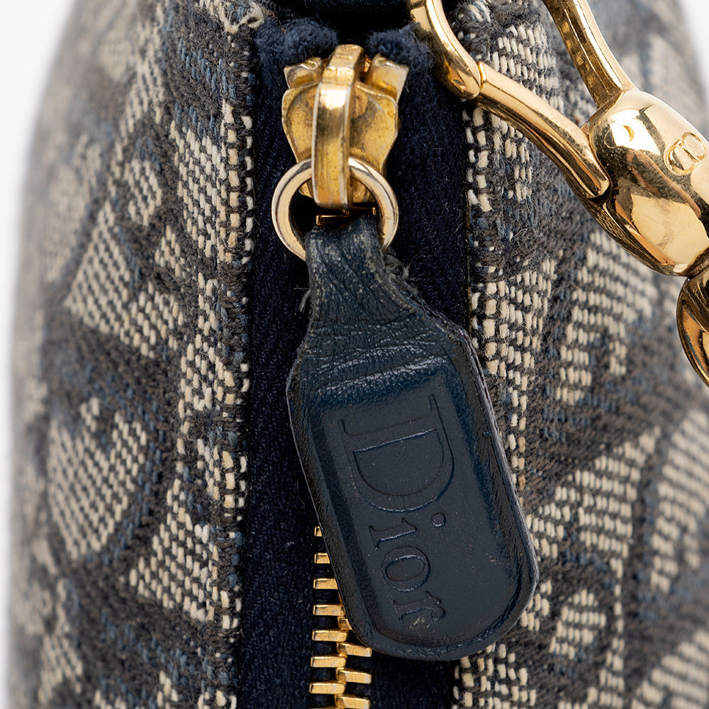 Dior  Oblique Mini Saddle Bag (SHF-21371)