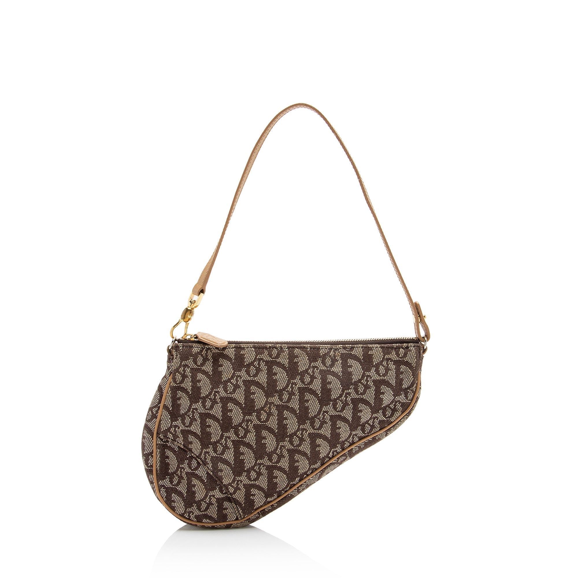 Dior  Oblique Mini Saddle Bag (SHF-23257)