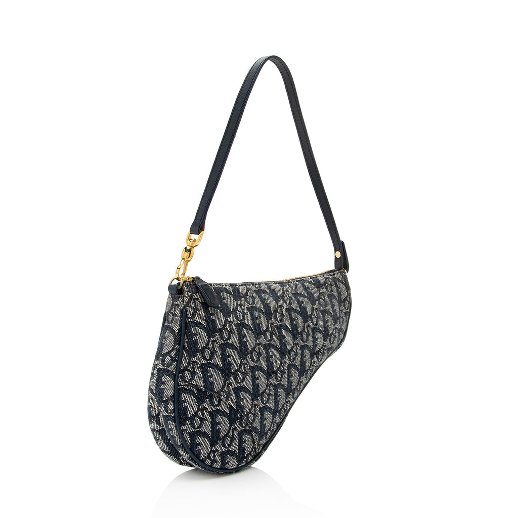 Dior  Oblique Mini Saddle Bag (SHF-7rBs3s)