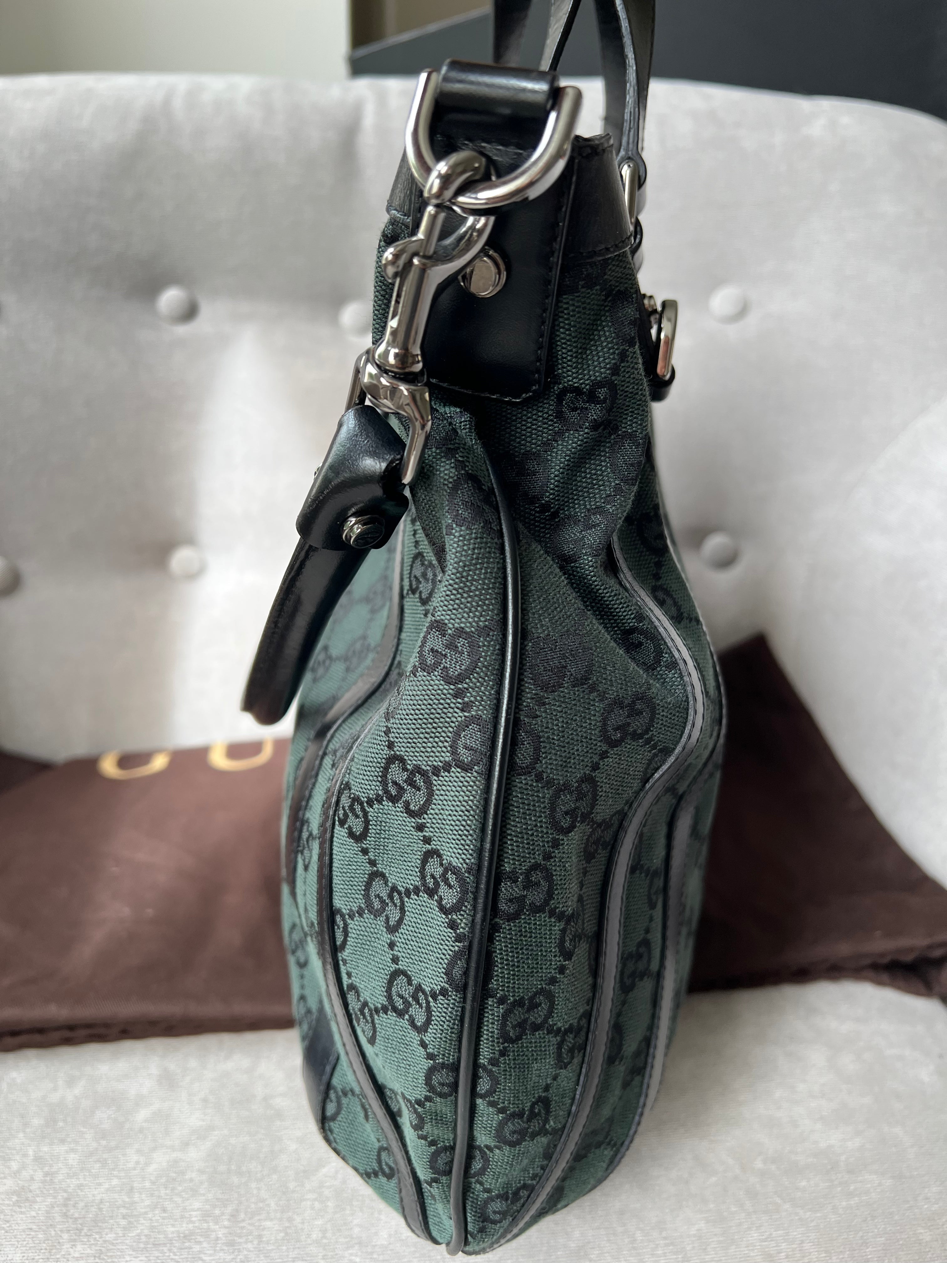 Gucci Abbey Convertible GG Canvas Tote