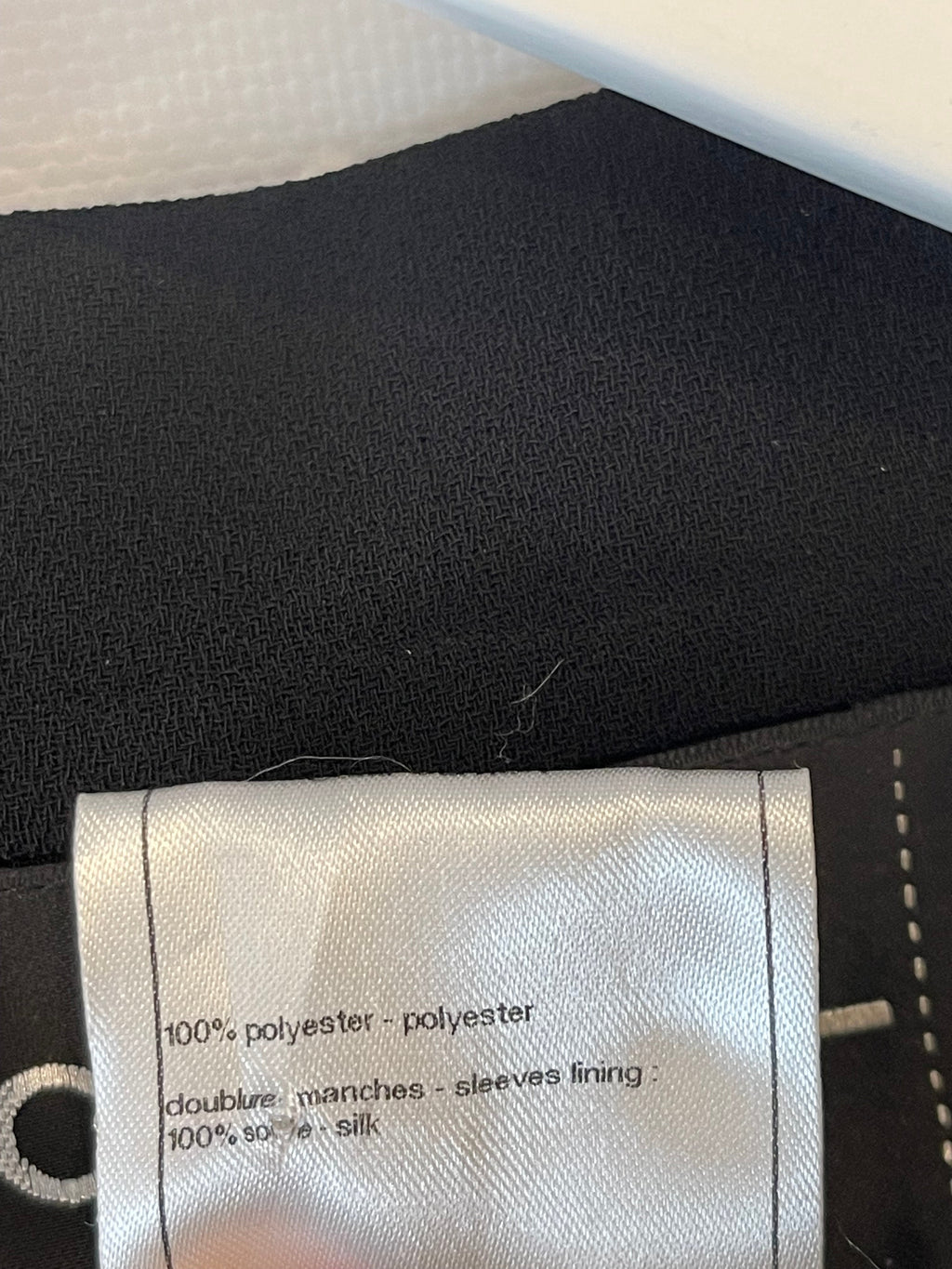 Chanel 14S Pale Grey and Black Trim Jacket with Belt and CC Button Details Size FR 34 (UK 6) RRP £3,250