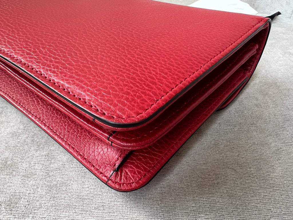 Gucci Interlocking GG Red Small Shoulder Bag