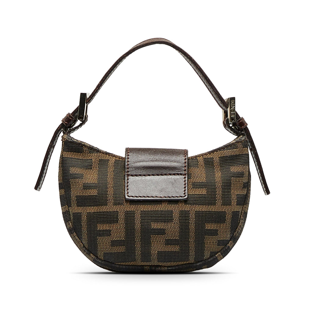 FENDI Mini Zucca Croissant Baguette