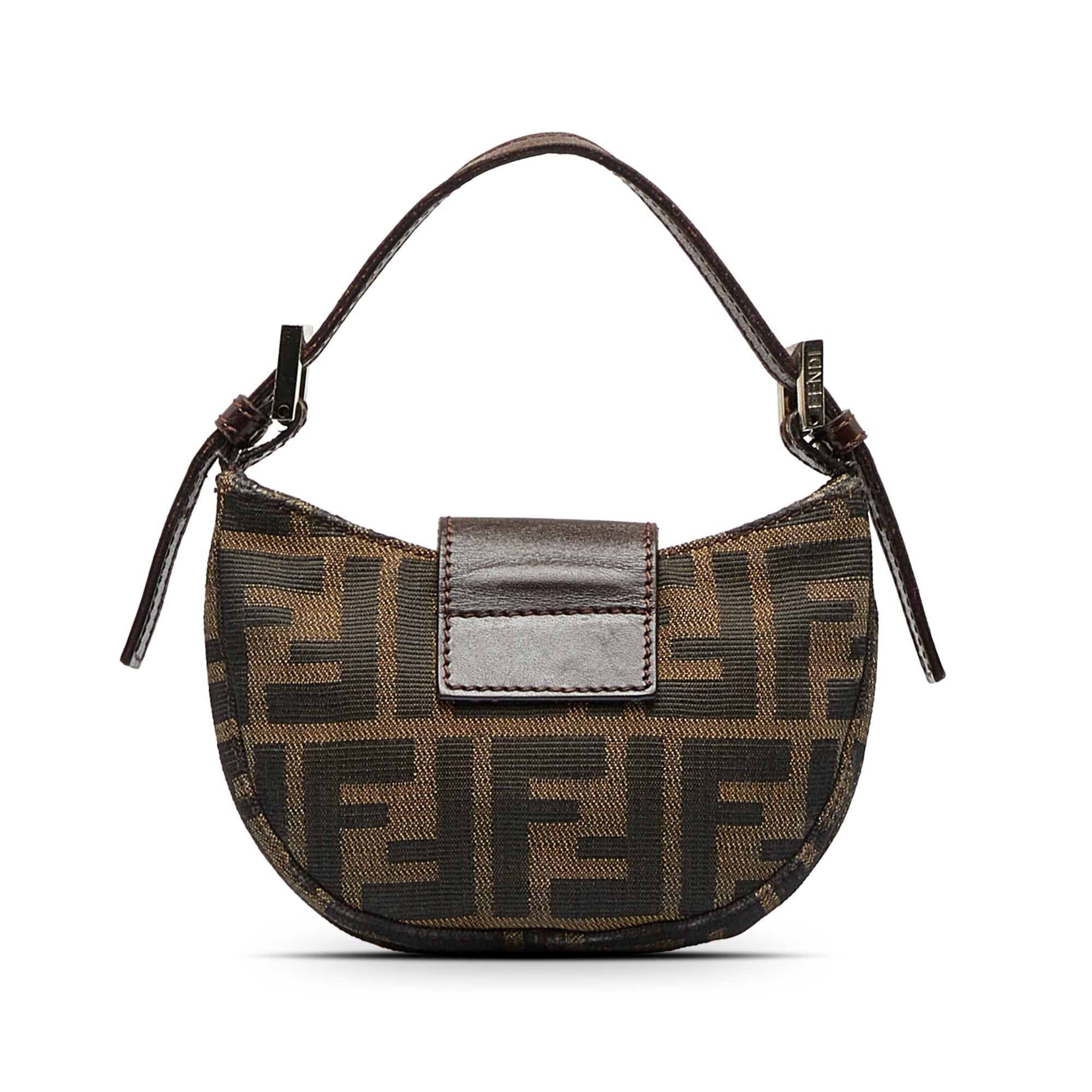 FENDI Mini Zucca Croissant Baguette