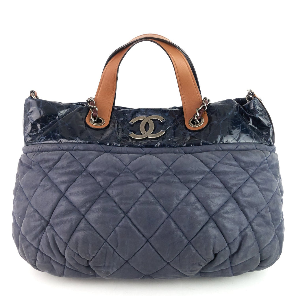 Chanel In the Mix Large Iridescent Calfskin Tote Bag