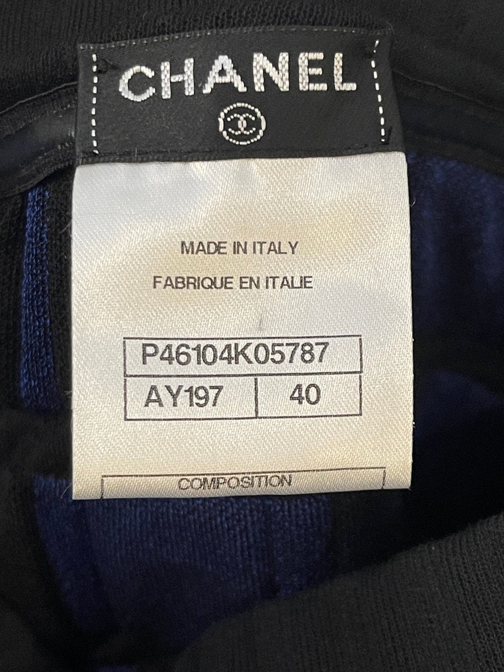 *FIRE PRICE* Chanel Spring 2013 Black and Blue Checked Mini Bandeau Dress Size FR 40 (UK 12) RRP £1,300
