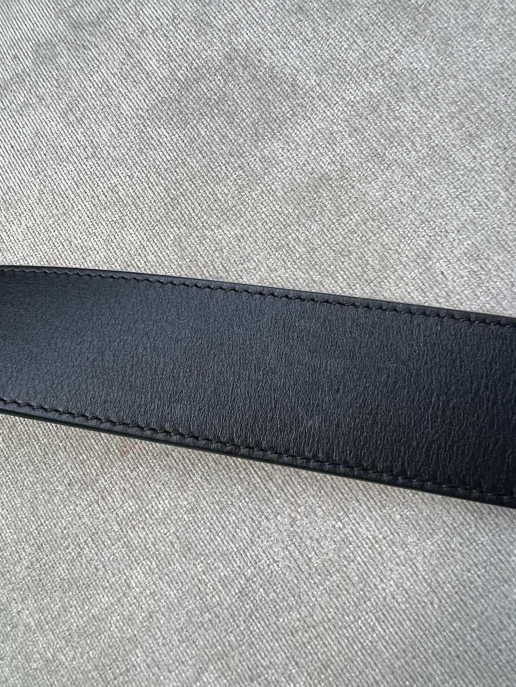 Gucci GG 2015 Re edition Marmont Black Wide Leather Belt with Gold Buckle