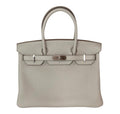 Hermès Birkin 30 Gris Perle Togo PHW