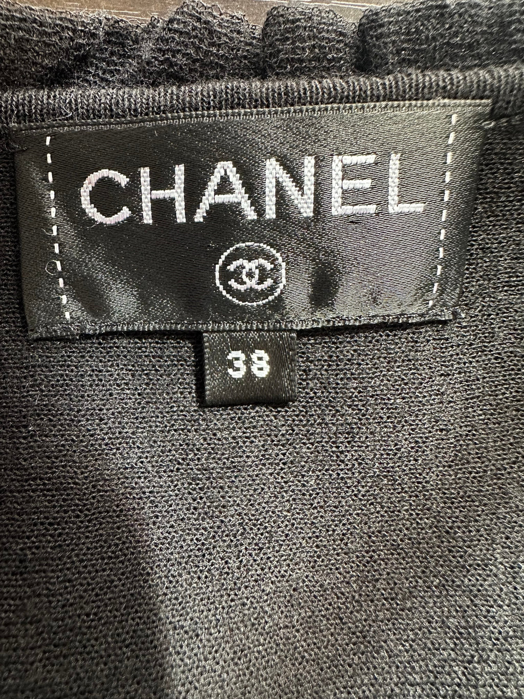 Chanel Black A-Line Lace Mini Dress Size FR 38 (UK 10)