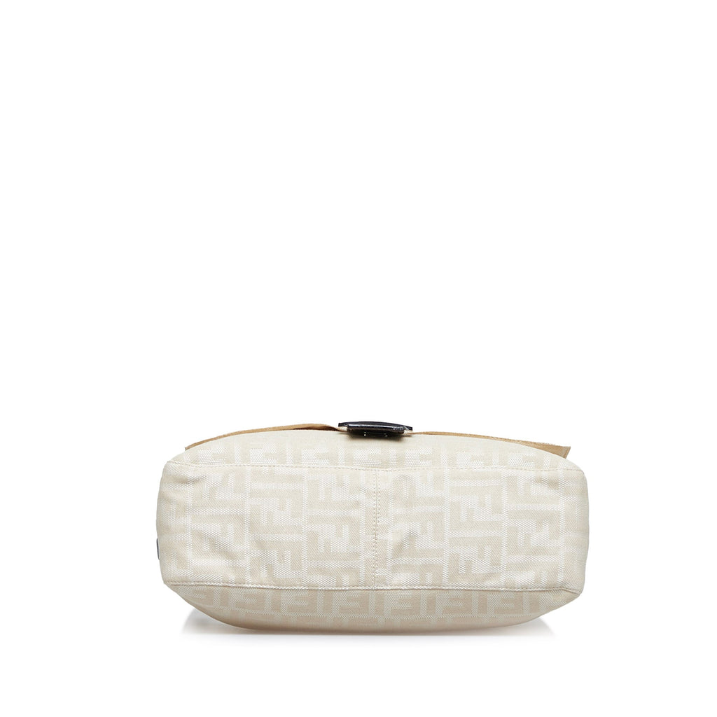 FENDI Zucca Canvas Shoulder Bag