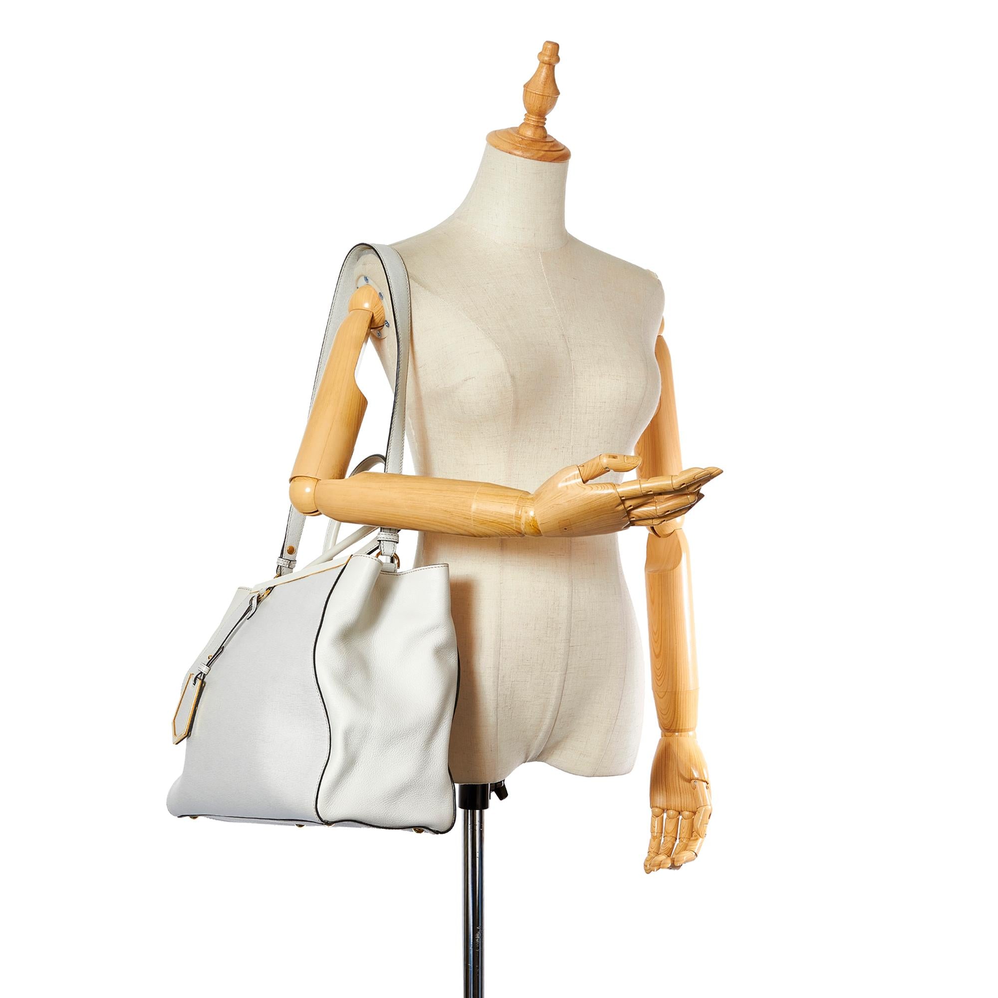 Fendi 2Jours Leather Satchel (SHG-23583)