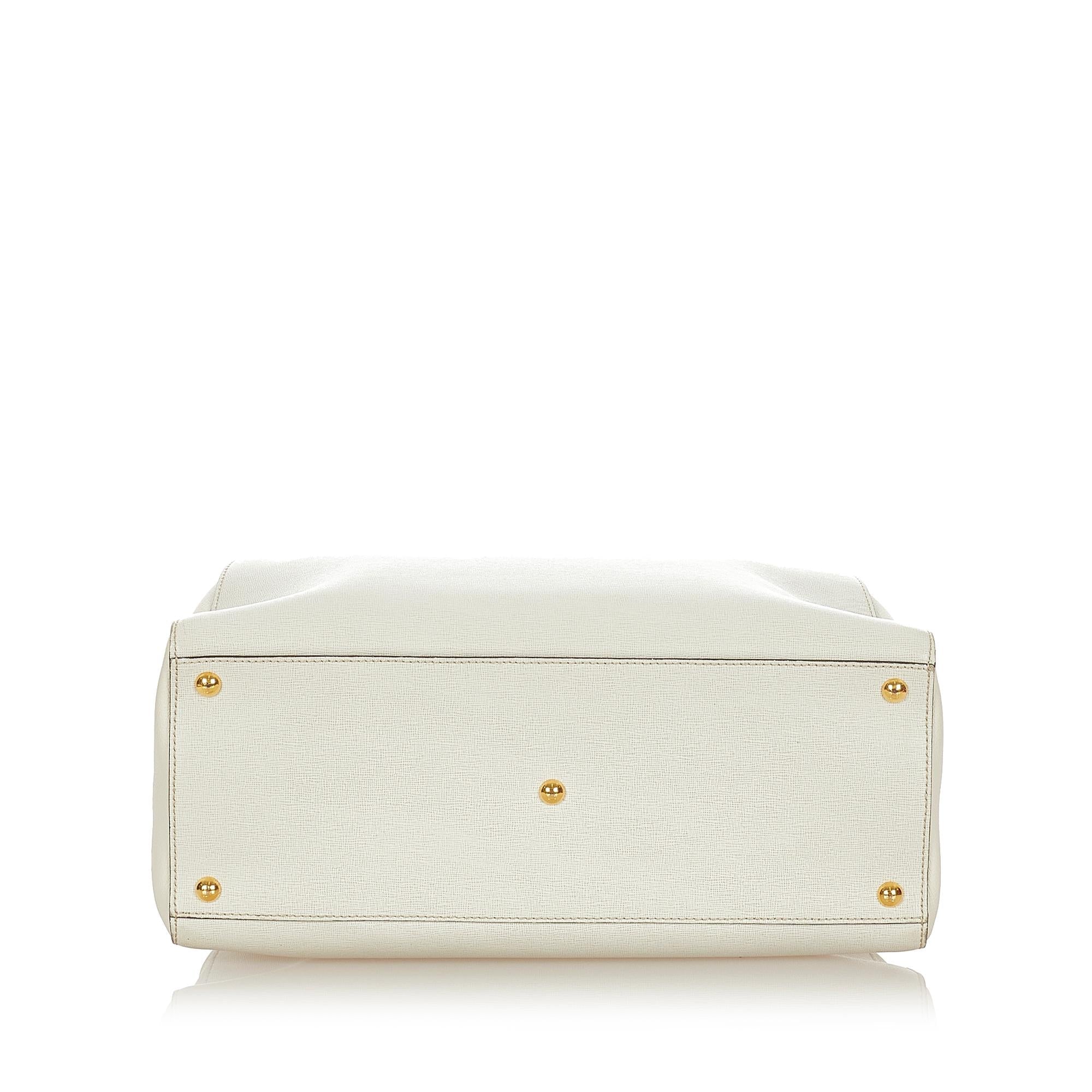 Fendi 2Jours Leather Satchel (SHG-31907)