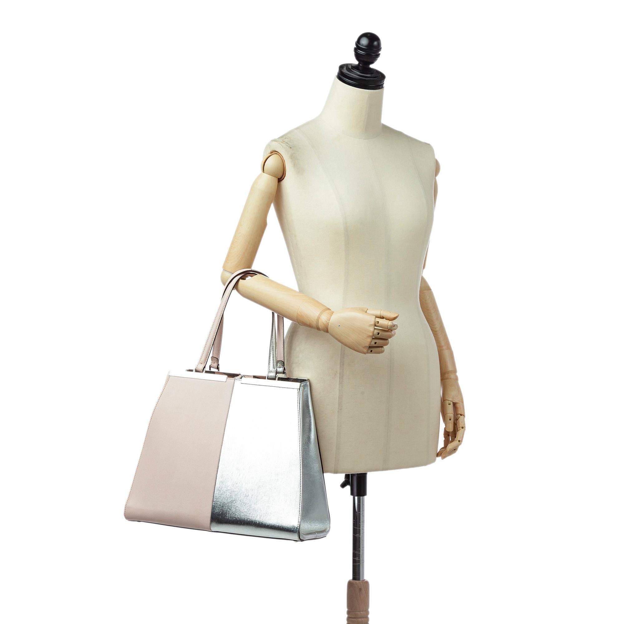 Fendi 2Jours Leather Tote Bag (SHG-32108)