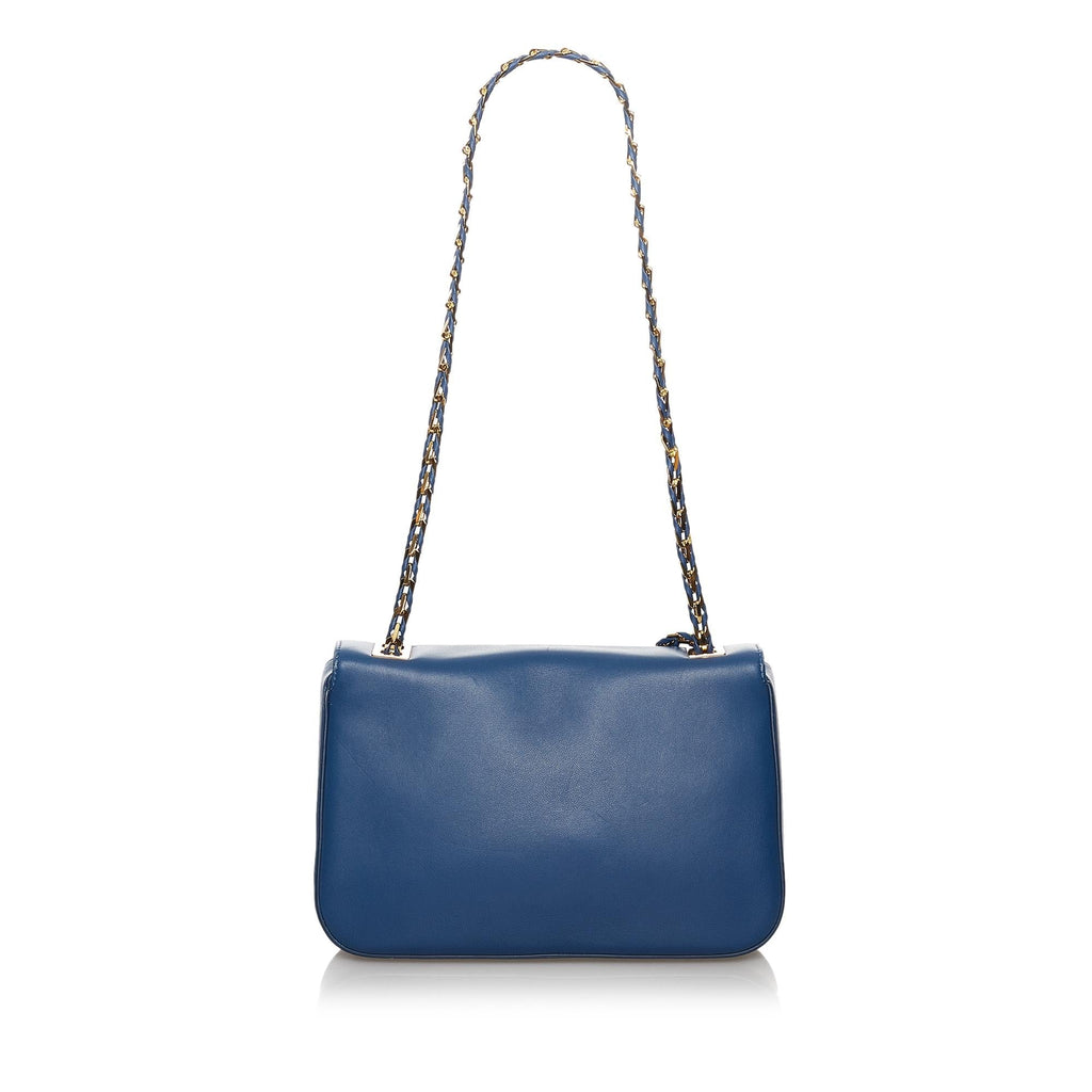 Fendi Be Baguette Leather Crossbody Bag (SHG-30577)
