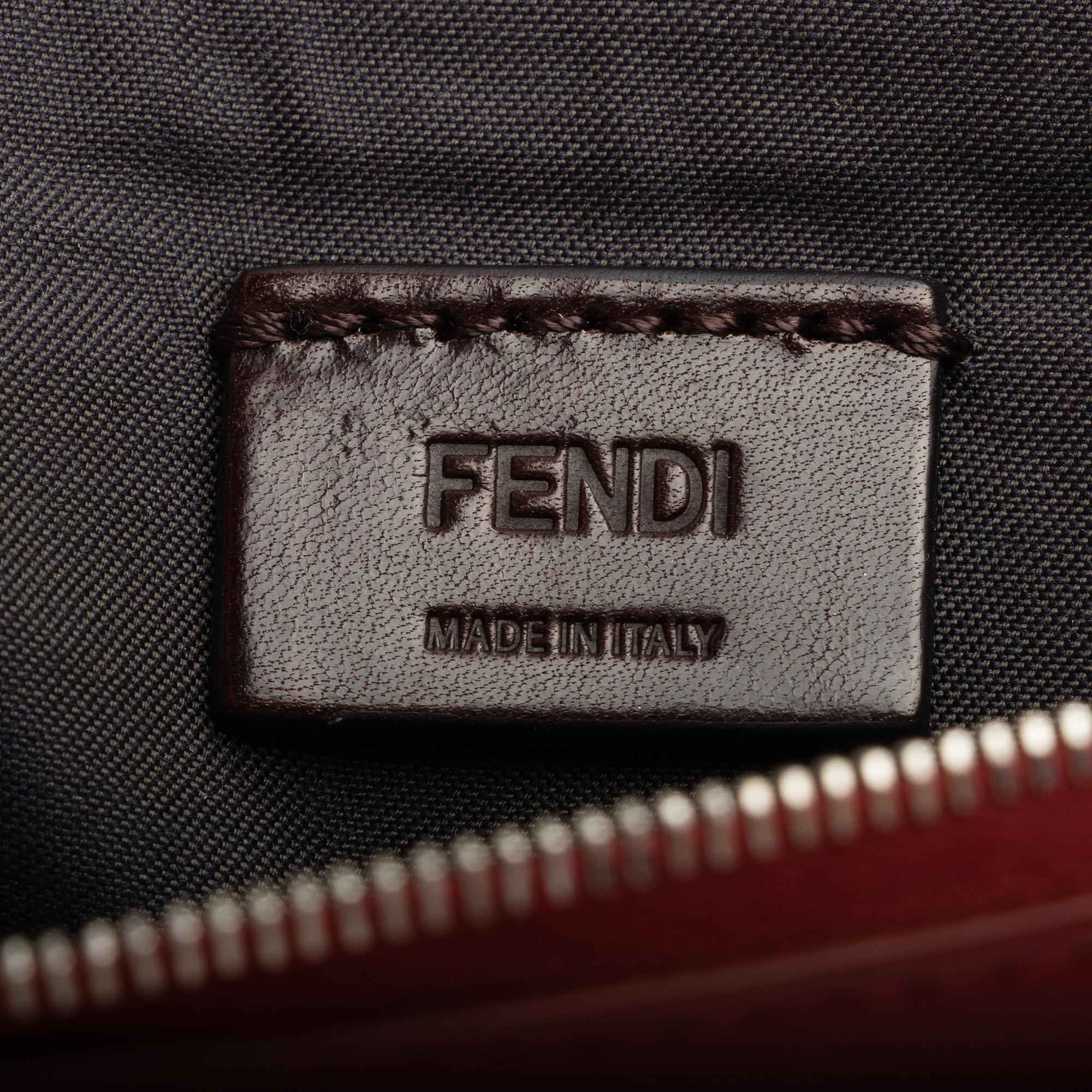Fendi Calfskin F is Fendi Triplette Pouch Set (SHF-23922)