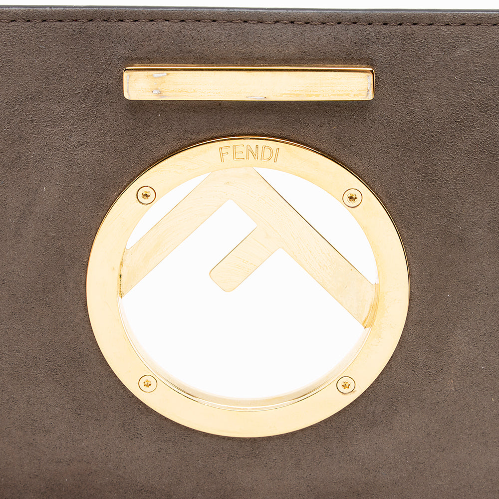 Fendi Calfskin Kan I Shoulder Bag (SHF-13965)