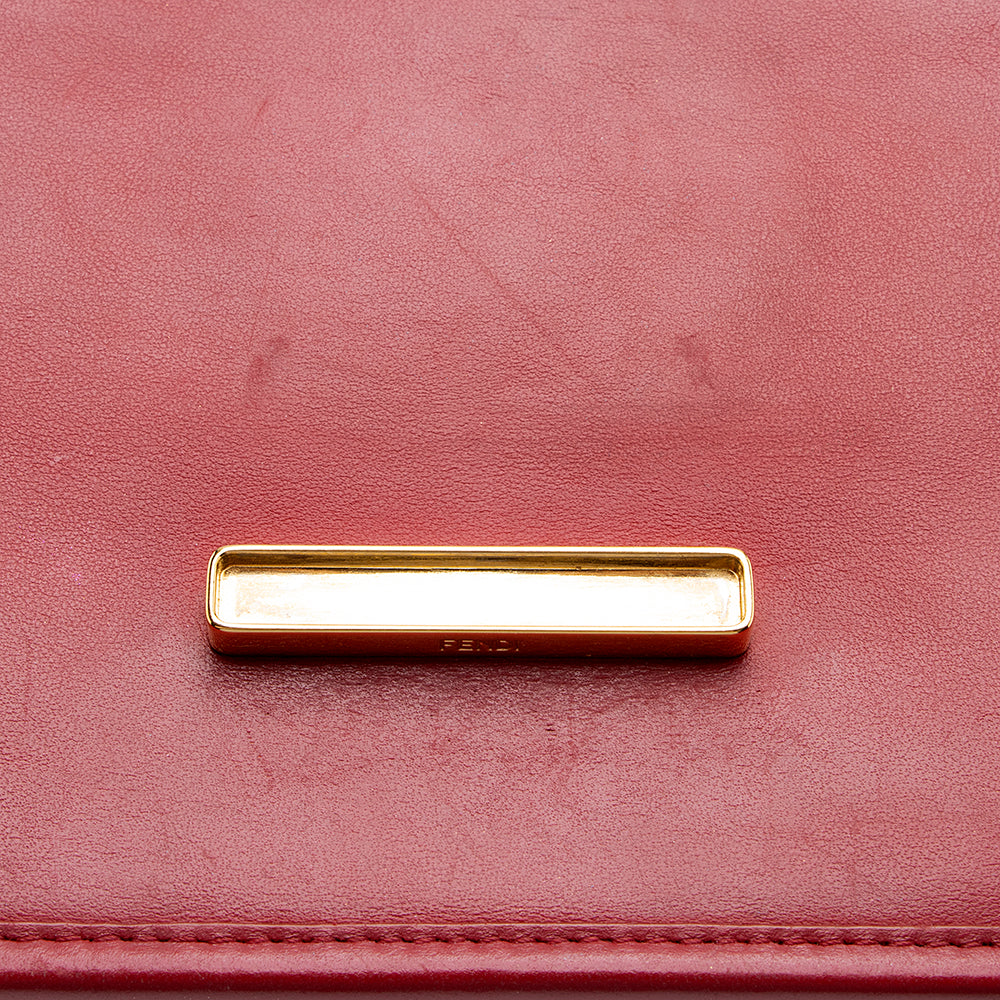 Fendi Calfskin Kan I Shoulder Bag (SHF-13965)