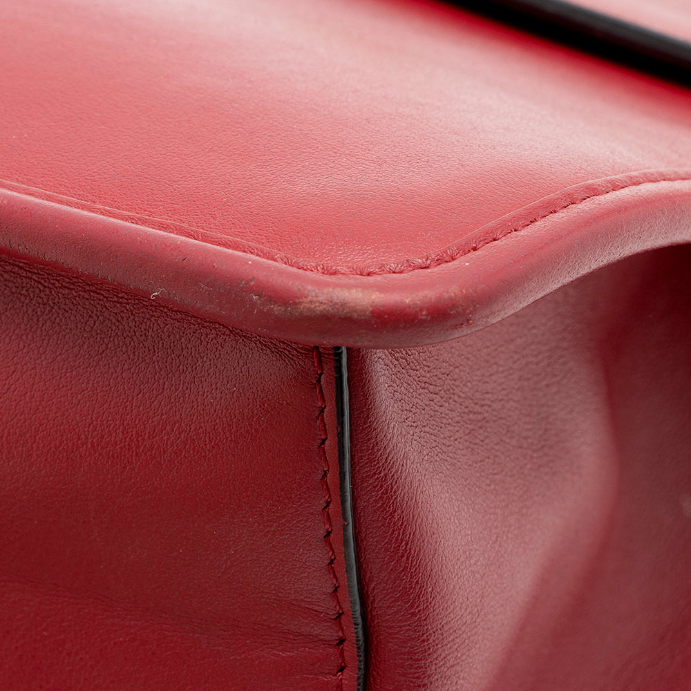 Fendi Calfskin Kan I Shoulder Bag (SHF-13965)
