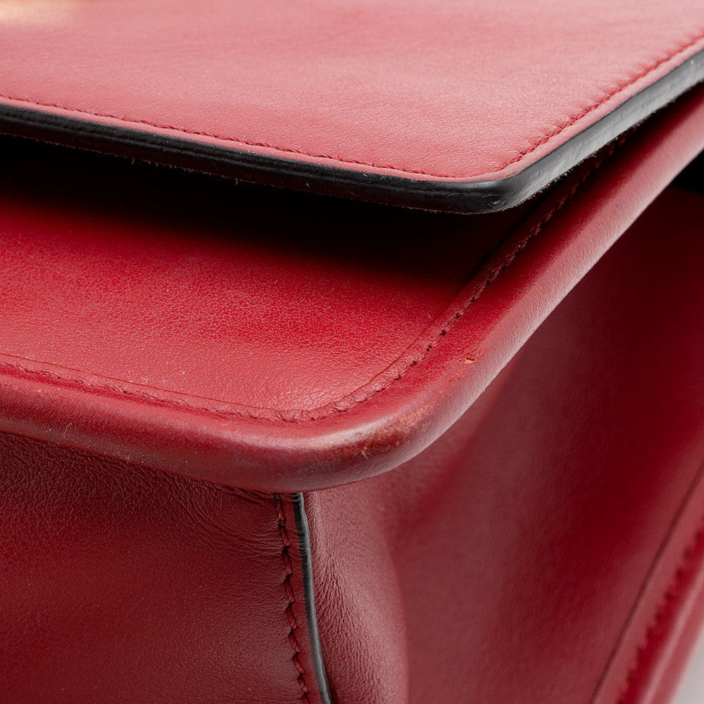 Fendi Calfskin Kan I Shoulder Bag (SHF-13965)