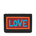 Fendi Calfskin Love Vocabulary Pouch (SHF-23921)