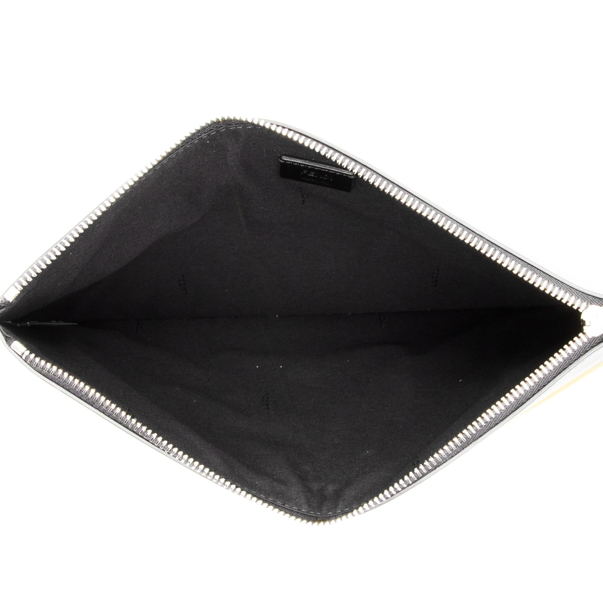 Fendi Calfskin Love Vocabulary Pouch (SHF-23921)