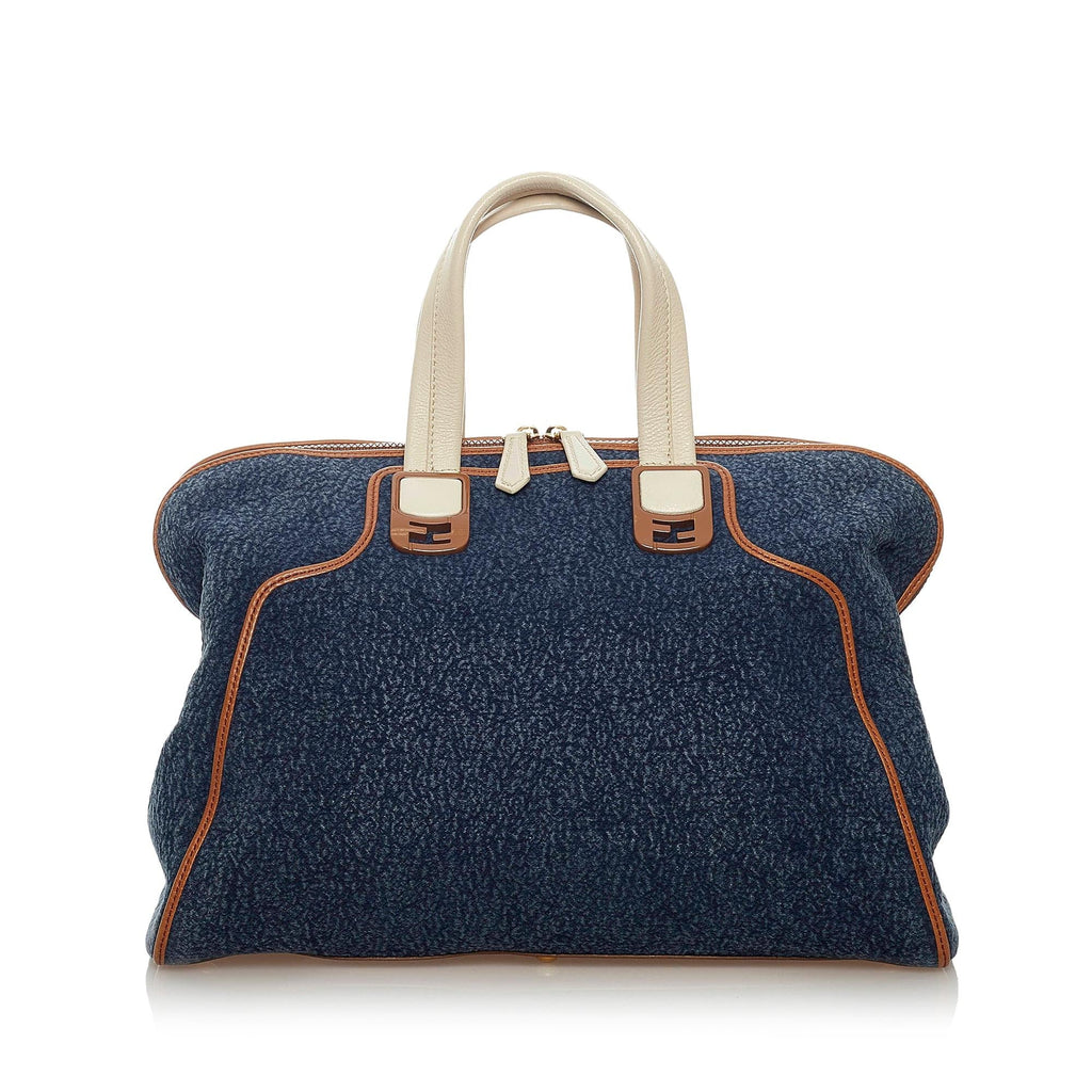 Fendi Chameleon Denim Satchel (SHG-29058)