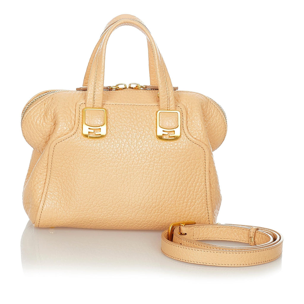 Fendi Chameleon Leather Satchel (SHG-23547)