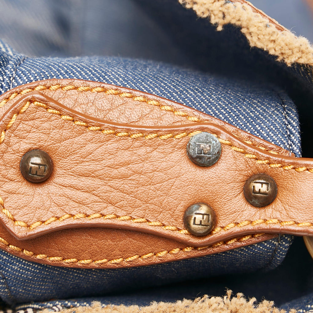 Fendi Chef Denim Shoulder Bag (SHG-34283)