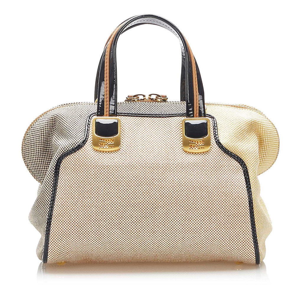 Fendi Colorblock Canvas Chameleon (SHG-22352)