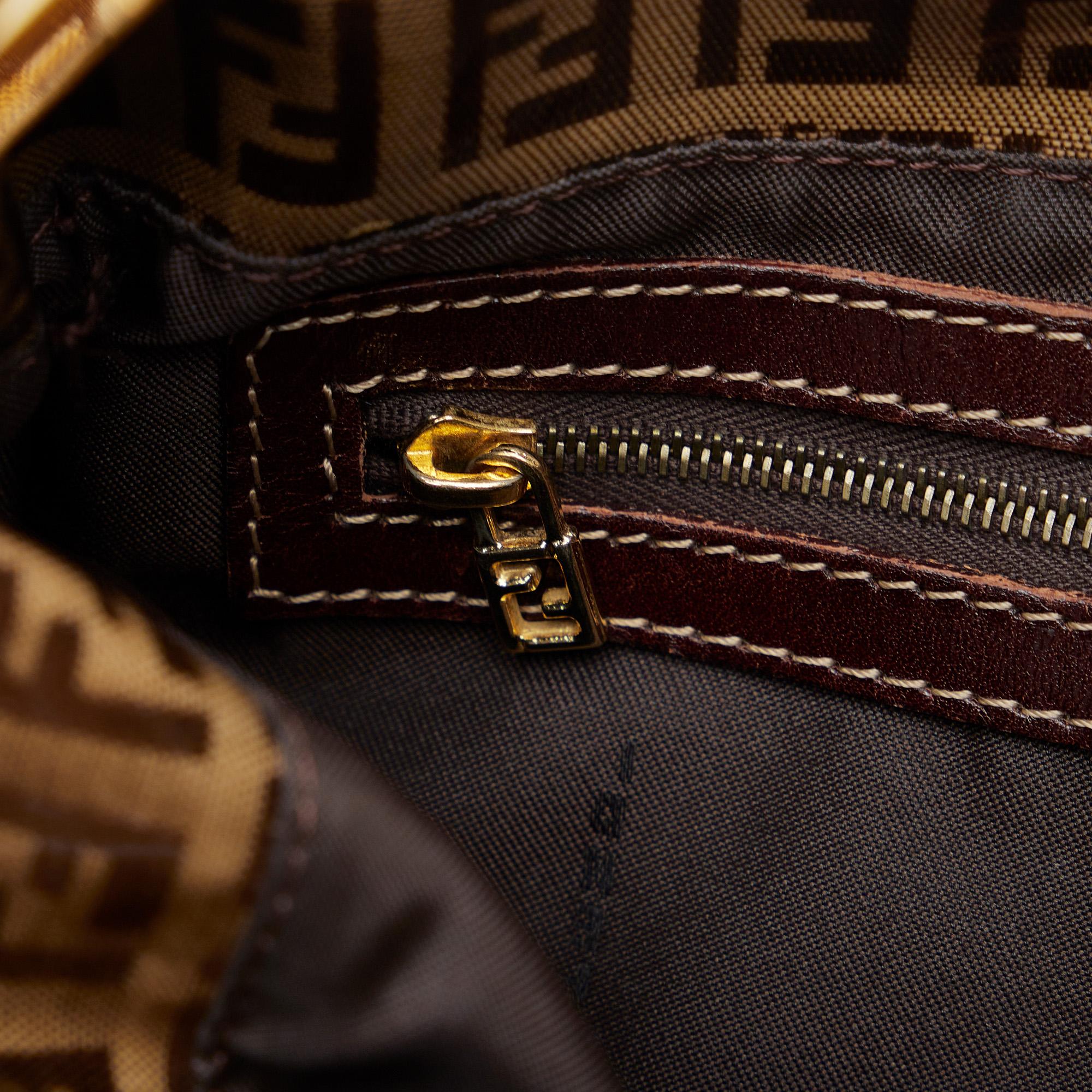 Fendi Crystal Zucchino Double Flap (SHG-1Vzlv1)