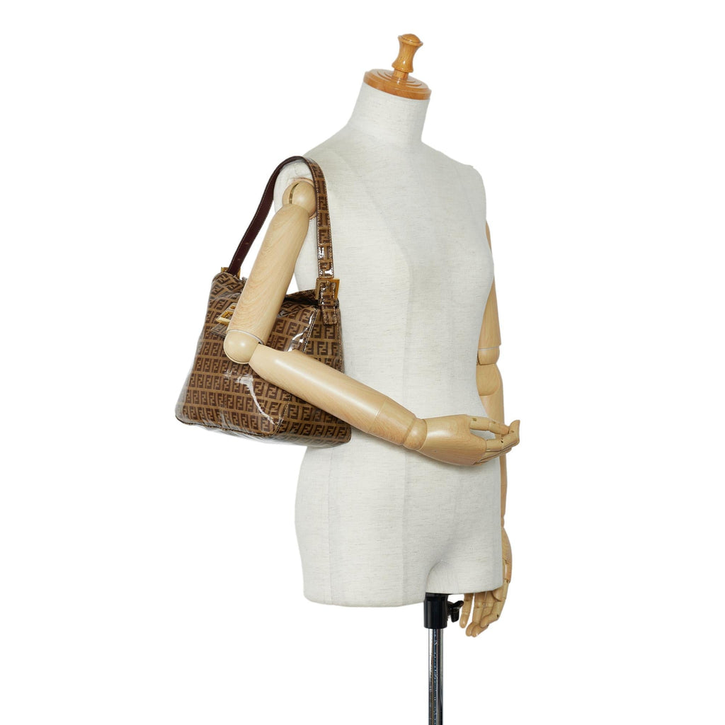 Fendi Crystal Zucchino Double Flap (SHG-1Vzlv1)