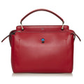 Fendi DotCom Leather Satchel (SHG-29019)
