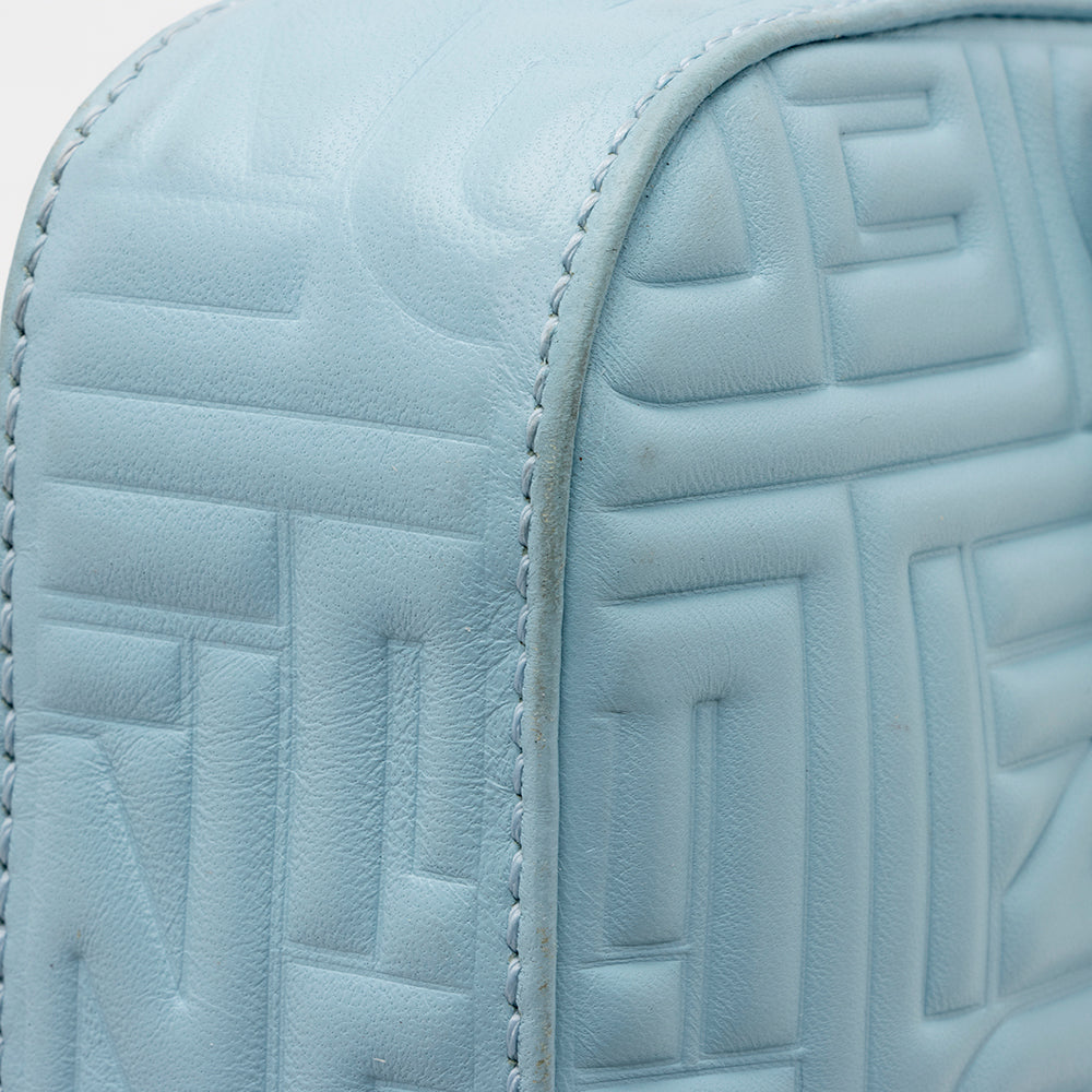 Fendi Embossed Nappa Leather Baguette Shoulder Bag (SHF-19361)