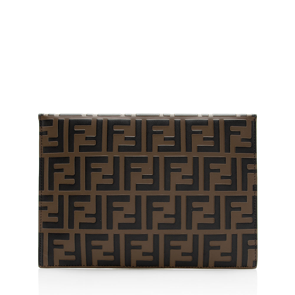 Fendi FF Embossed 1974 Envelope Pouch (SHF-20977)