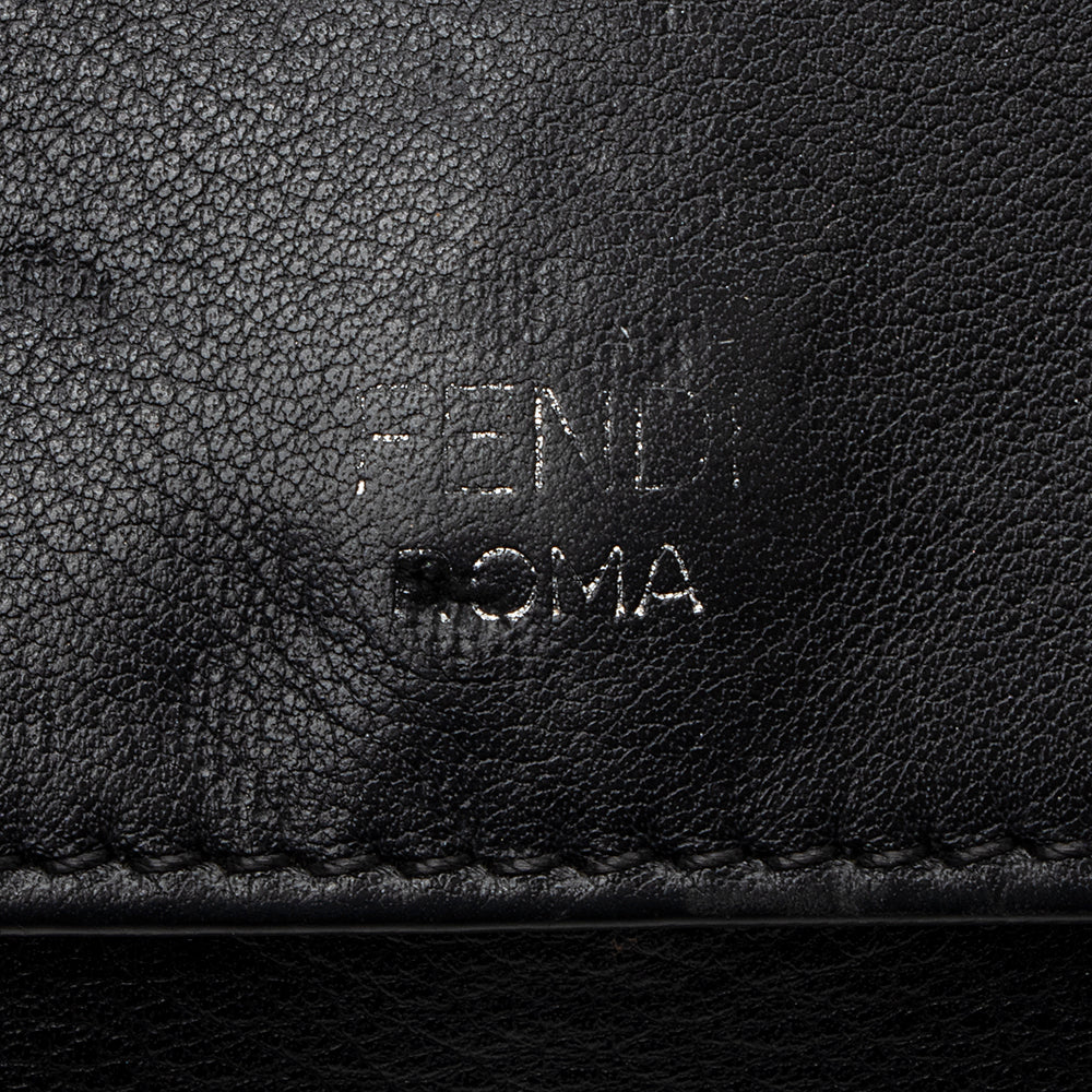 Fendi FF Embossed Calfskin Double Micro Baguette Bag (SHF-22023)
