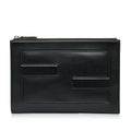Fendi FF Leather Zip Clutch (SHG-Pnk2mm)