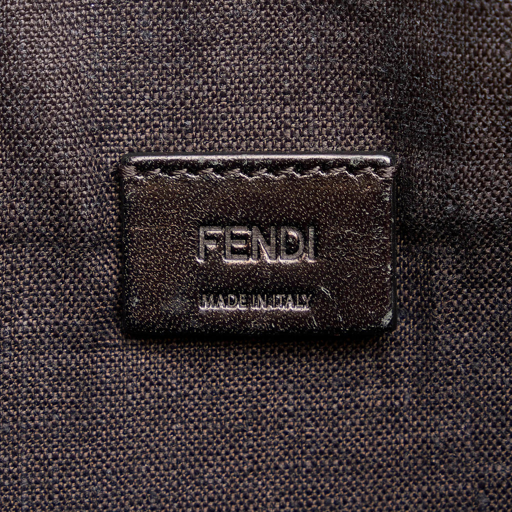 Fendi Face Leather Clutch Bag (SHG-31207)
