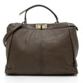 Fendi Goatskin Peekaboo Large Satchel - FINAL SALE (SHF-EF9skv)
