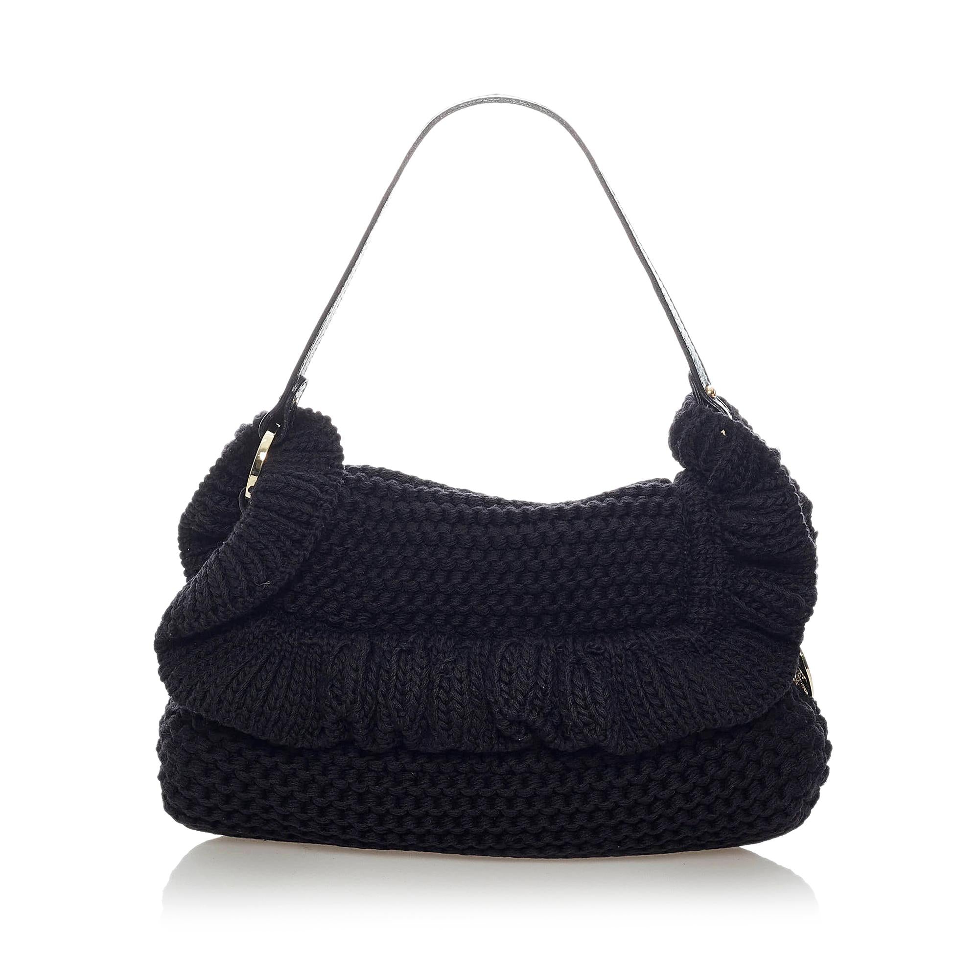 Fendi Knitted Chef Baguette (SHG-31726)