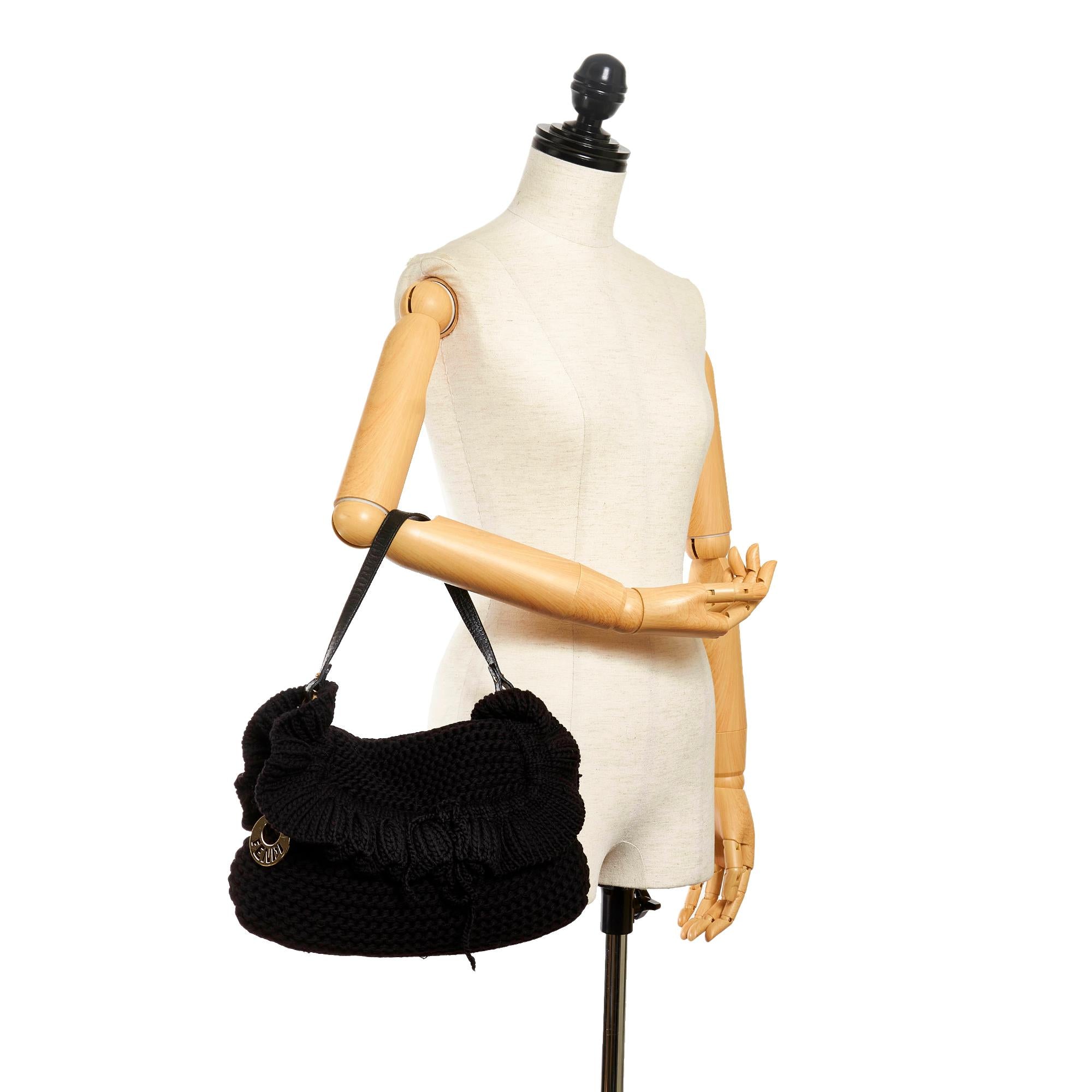 Fendi Knitted Chef Baguette (SHG-31726)
