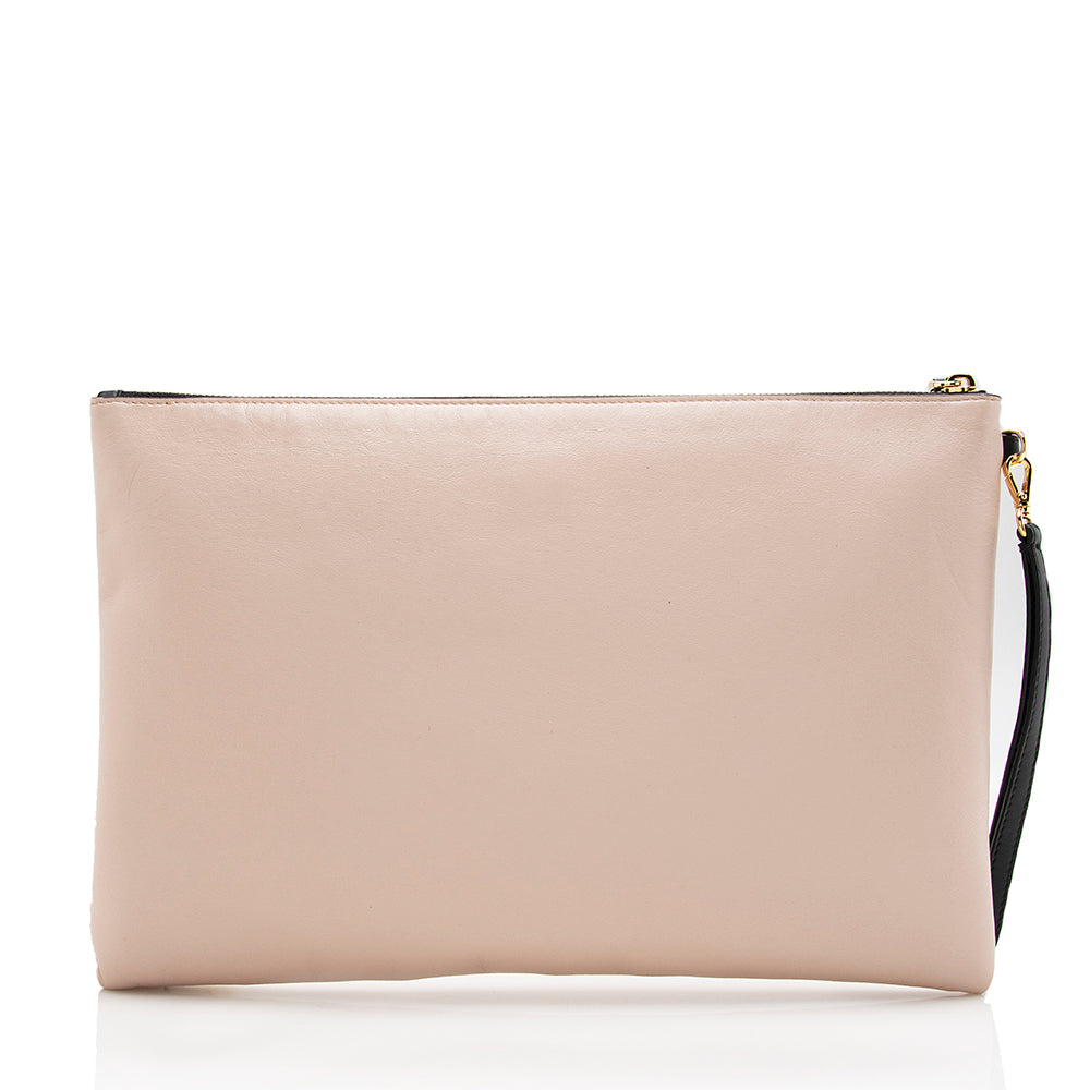 Fendi Leather Logo Pouch (SHF-16970)