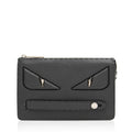 Fendi Leather Selleria  Monster Clutch (SHF-hyUZqB)