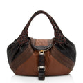 Fendi Leather Spy Satchel (SHF-23172)
